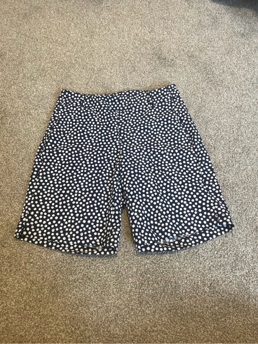 Blue Polka Dot Spanx Shorts